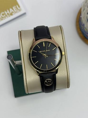 baki saat: Michael Kors klassik qol saatı - Korpus: parlaq qızılı tonlu — 4
