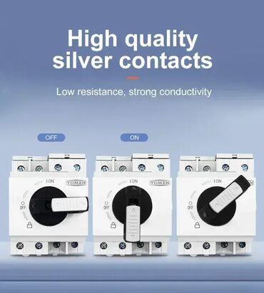 Elektro materijal: Teretna / rastavna sklopka 32A 4P DIN šina DC napon DC-izolacioni — 11