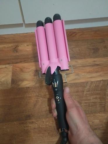 Figaro za kosu: Figaro-Trostruki uvijac za talasastu kosu je potpuno ispravan, u — 7