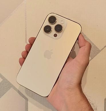 IPhone 14 Pro, 128 GB, Matte Gold, Zəmanət, Simsiz şarj, Face ID lalafo.az -da IPhone 14 Pro, 128 GB, Matte Gold, Zəmanət, Simsiz şarj, Face ID