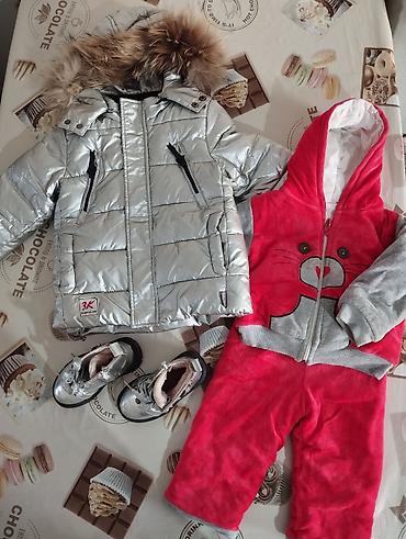 soft shell: Комплект, цвет - Серебристый, Б/у — 2
