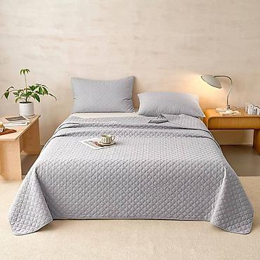 bed sheets: Стеганый пакрывало для спальни LINXI HOME Размеры 200/230-160-200 - — 4
