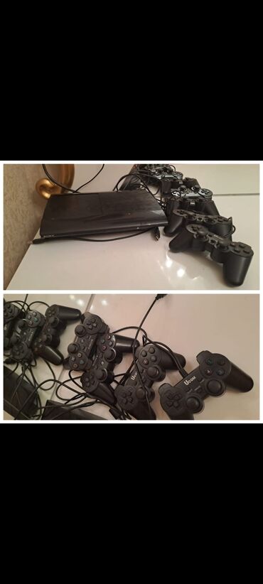 PS3 (Sony PlayStation 3): PlayStation 3. 8 oyunu var 4 dənə pultu var.300azn.7 aydı alınıb