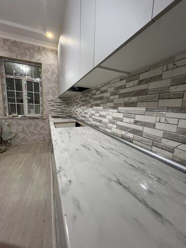 Sifarişlə mətbəx mebeli: Sifarişlə mətbəx dəsti, Özü çəkən petlələr, MDF, Kredit var, Pulsuz çatdırılma — 5