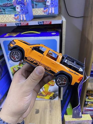 ghetto drive: Игрушечный внедорожник-пикап “OFFROAD” (оранжевый) - Металлический — 1