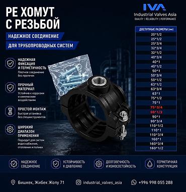 РЕ хомут с резьбой — надежное соединение для трубопроводных систем