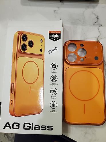 14 pro max case: Unipha AG Glass qoruyucu örtük – iPhone 14 Pro üçün - Model: IP14PRO — 2