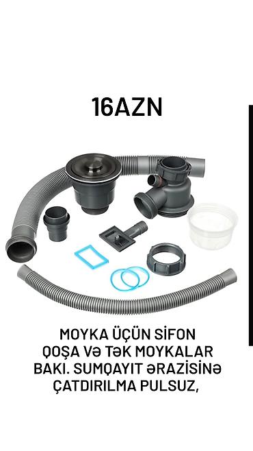 Mətbəx moykası üçün sifon dəsti - Qoşa və tək moykalar üçün Əlaqə lalafo.az -da Mətbəx moykası üçün sifon dəsti - Qoşa və tək moykalar üçün Əlaqə