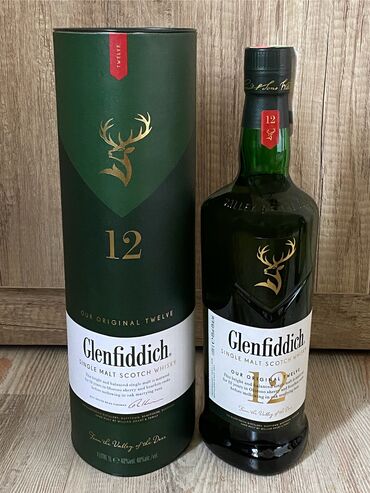 Чай, кофе, напитки: Продам оригинал Glenfiddich Single Malt Scotch Whisk 12 летней