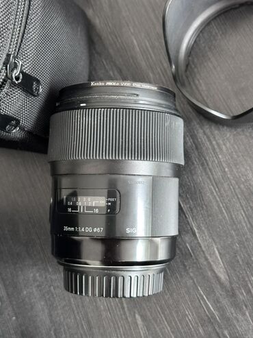 микрофон hyperx: Объектив Sigma 35mm f/1.4 DG (диаметр фильтра 67 мм) - Фикс‑объектив