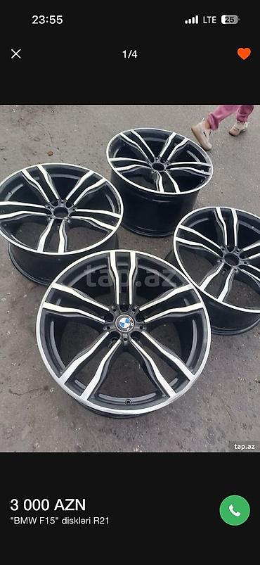 bmv disk: Məhsul: BMW F15 üçün disklər, R21 Təsvir: - 4 ədəd yüngül lehimli — 1