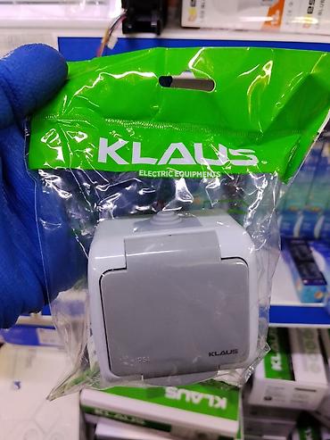 Розетка, Klaus, Наружные, 1 гнездо