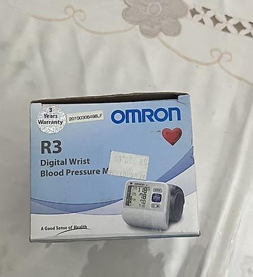 nimo tonometr: Omron R3 Digital Wrist Blood Pressure Monitor Xüsusiyyətlər: - Bilək — 2