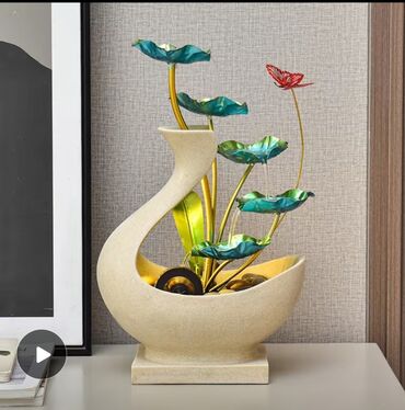 продаю цветы комнатные: Кытай стилиндеги жөнөкөй байлыкты тартуучу суу жасалгалары, суу