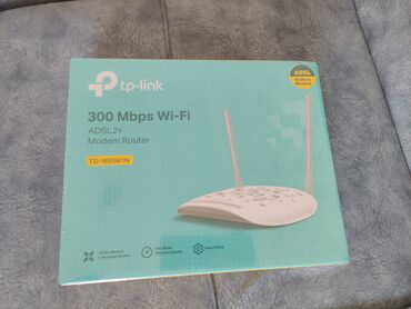 notebook modem: TP-Link TD -W8961N
Bağlı qutudadir istifadə olunmayib