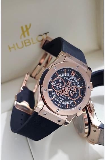 Aksesuarlar: Yeni, Qol saatı, Hublot, rəng - Qara — 7