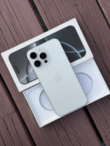 самор чайнек: IPhone 16 Pro Max, Б/у, 256 ГБ, White Titanium, Коробка, В рассрочку, 99 %