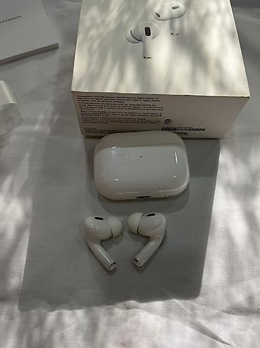 p9 pro max: Беспроводные вакуумные наушники, Apple, AirPods Pro 2, Б/у — 4