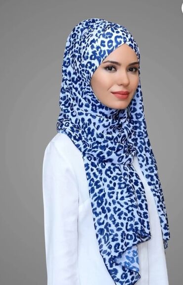 hazir hicab: Məhsul: Qadın hicab-şal kolleksiyası - Naxışlı model: Açıq mavi fon