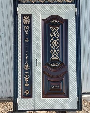 Həyət darvazaları: Dəmir darvazalar, ikilik list,17 profillə yığılan keyfiyyətli nağd və — 18