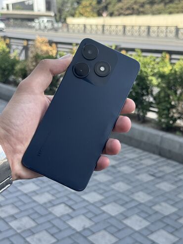 Tecno: Tecno Spark Go, 128 GB, rəng - Göy, Düyməli, Barmaq izi, Face ID