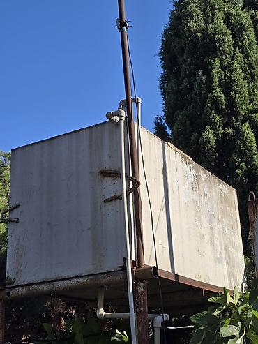 beton su cəni: Nerjavika qalin paslanmayan su çəni – yerüstü, kvadrat formalı - — 3