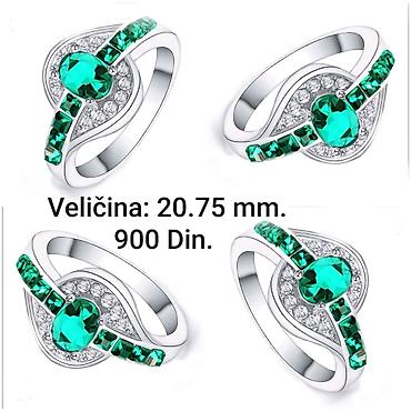 bata kozne torbe: Elegantne posrebrene prstenje od hirurskog čelika sa žigom S925, sa — 4