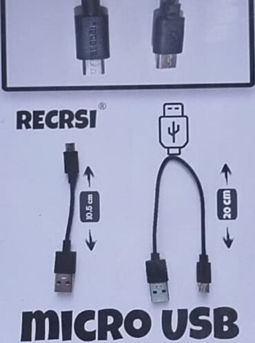 сотовые телефоны бишкек цены: ПРОВОД ОТ ЗАРЯДКИ RECRSI на micro USB длина 10.5 см ЦЕНА: 100 с ПРОВОД