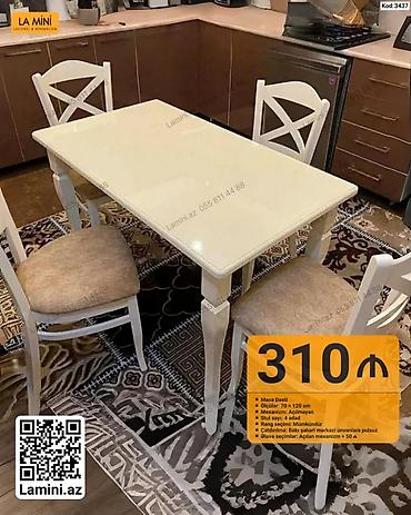 Mebel: Masa Dəsti – Kod: 3437 - Ölçülər: 70 × 120 sm - Mexanizm: Açılmayan - — 1