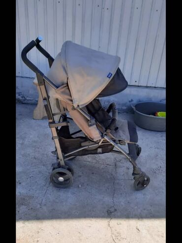 Коляски: Коляска, цвет - Серебристый, Б/у — 3