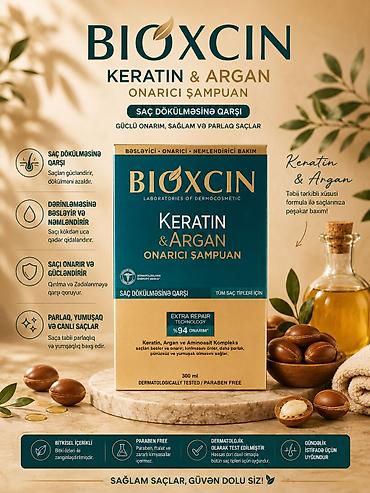 Şampun Keratin Saç tökülməsinə qarşı