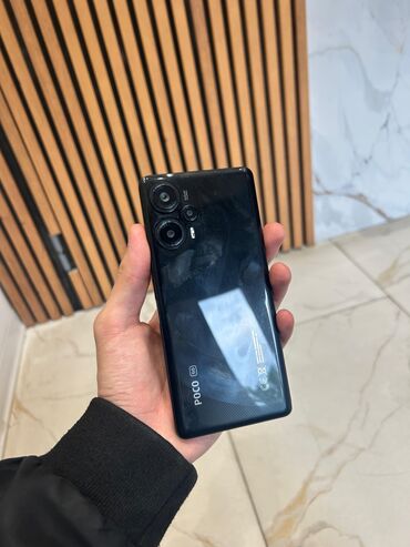 Poco: Poco F5, 256 GB, rəng - Qara, Sensor, Barmaq izi, Face ID