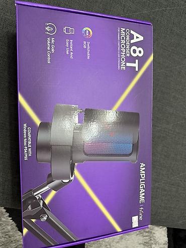 Конденсаторный USB-микрофон FIFINE AmpliGame A8T - Формат: студийный