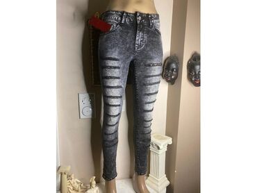 guess pantalone zenske: Farmerke xs, S, rasprodajaTexas farke vrhunske, cepane, sa cipkom u