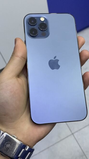 Apple iPhone: IPhone 12 Pro, 128 GB, Pacific Blue, Face ID