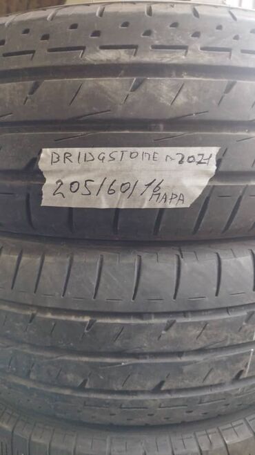 Шины: 205/60/16. Пара бу лето цена 5500 сом