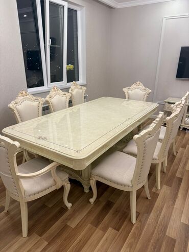 Məişət məhsulları: Qonaq otağı üçün, Yeni, Açılan, 8 stul