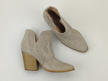 zamszowa spódnice camel: Flat shoes for women, 38, condition - Good