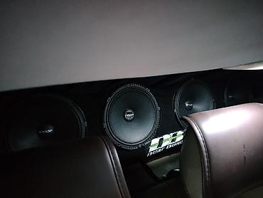 midbass: Avtomobil audio sistemi – subwoofer, midbass dəstəsi və gücləndirici — 2