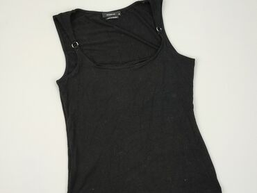 bluzki czarne z koronka: Bluzka Reserved, M (EU 38), Wiskoza, stan - Dobry