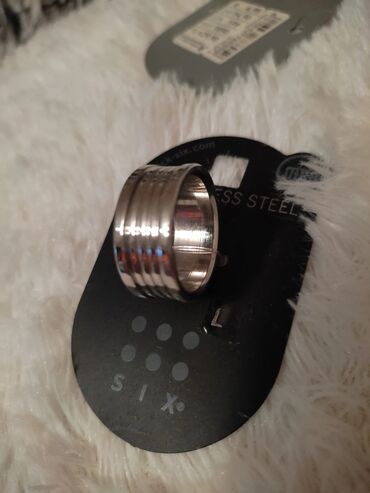 prsten sat: Men's ring, Material: Stainless steel