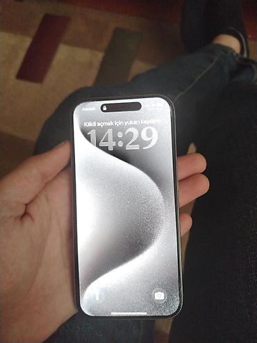 apple display: IPhone 15 Pro, 128 GB, Gümüşü, Face ID — 2