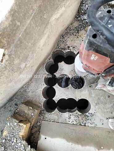 elektrik iş: Beton kəsimi:050-220-08-78 diamond karotla deşik açma xidməti - — 8