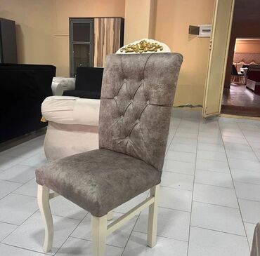 Masa və oturacaq dəstləri: Qonaq otağı üçün, Yeni, Açılmayan, Dördbucaq masa, 6 stul — 3