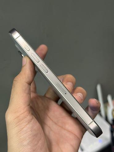 iphone adapder: IPhone 15 Pro, 256 GB, Natural Titanium, Zəmanət, Simsiz şarj, Face ID — 3