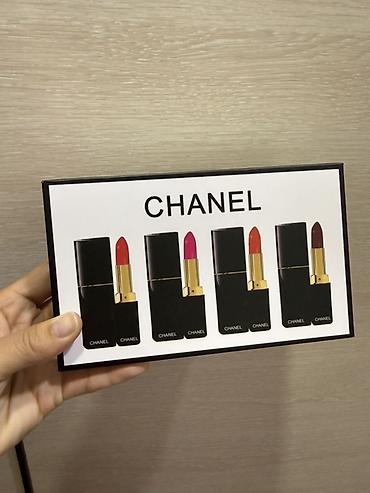 бокс подарок: Оригинал с Америки ‼️ Набор помады от Chanel -4шт На сайте 1шт стоит — 2