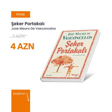 репетитор по математике 9: "Şeker Portakalı" kitabı. Jose Mauro De Vasconcelos. Kitabın heç bir