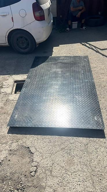 Торговые весы: Напольные электронные весы-платформа для авто/склада - Большая — 1