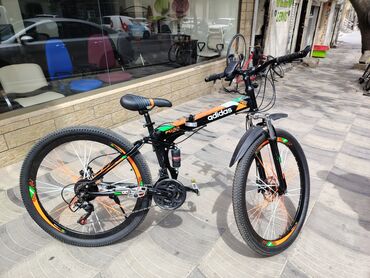 velosiped 32: Yeni Şəhər velosipedi Adidas, 29", sürətlərin sayı: 32, Ünvandan götürmə