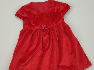 czerwona sukienka: Sukienka, George, 6-9 m, stan - Idealny